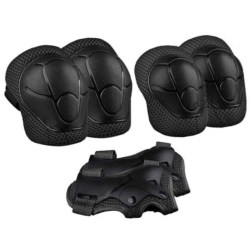 Protège-Poignets Multicolores De Haute Qualité, 6 Pièces/Ensemble, Bande De Fixation Pour Genouillères De Skateboard, Équipement De Protection
