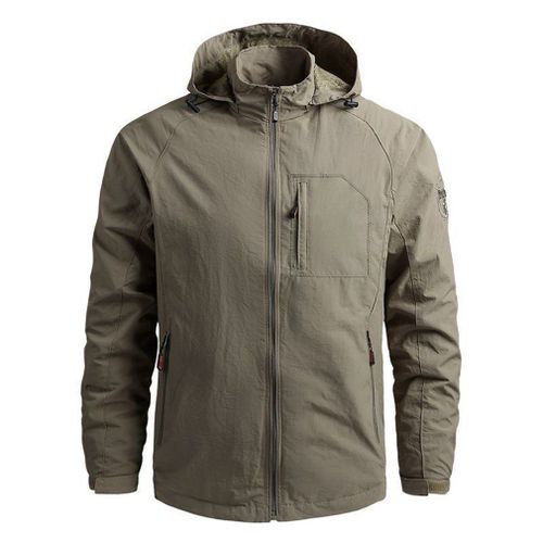 Veste De Pêche Mince Pour Hommes, Imperméable, Durable, Multi-Poches, Vêtements D'extérieur, Manteau, Tendance