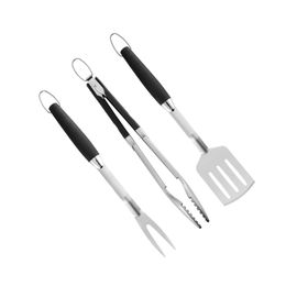 Pince à Barbecue en acier inoxydable, 3 pièces, pour salade,