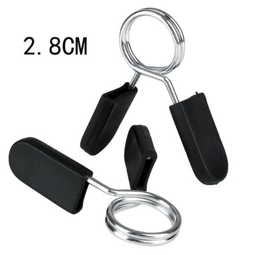 Barre De Poids Haltère, 2 Pièces, Pinces De Verrouillage À Ressort, Pinces À Collier À Ressort, Portable, Kit De Levage Standard En Acier Élevé, 28mm 30mm
