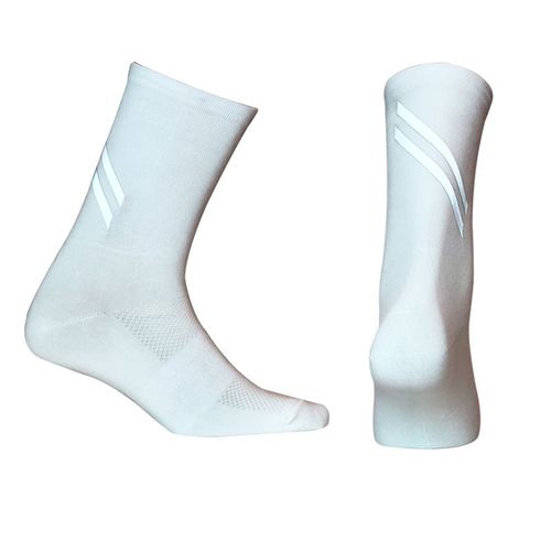 1 Paire De Chaussettes De Cyclisme Réfléchissantes, Respirantes, Antidérapantes, En Plein Air, Camping, Randonnée, Vélo, Sport, Pour Hommes Et Femmes