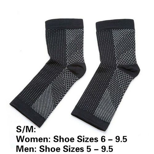 Chaussettes De Sport En Nylon Élastique, 1 Paire, Protection Contre Les Entorses De La Cheville, Support Confortable Et Respirant