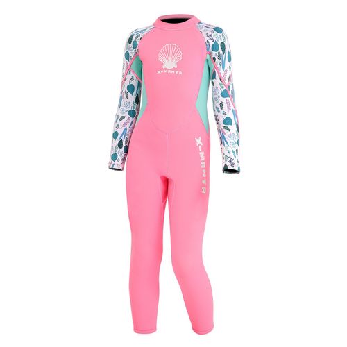 Combinaison Une Pièce En Néoprène Pour Enfants, 2.5mm, Protection Uv Complète Du Corps, Tuba, Fermeture Éclair Dans Le Dos, Équipement De Plongée