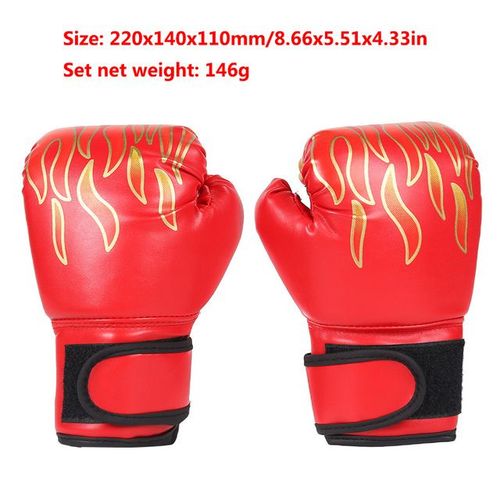Gants De Combat Pour Entraînement De Boxe, 2 Pièces, En Cuir Pu Pour Enfants, Respirant, Muay Thai, Boxe, Karaté, Kickboxing, Gant Professionnel