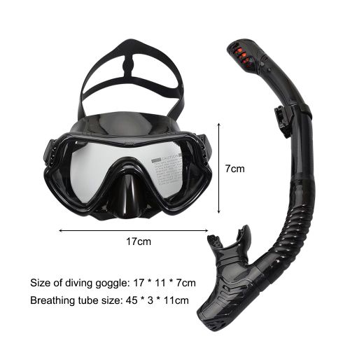 Masque De Plongée Sous-Marine Professionnel, Ensemble De Tuba Pour Adultes, Lunettes Anti-Buée En Silicone, Équipement De Piscine