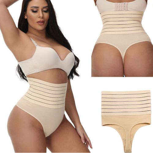 Ceinture Abdominale Post-Partum, Sous-Vêtement Amincissant, Taille Haute, Modelant Le Corps, Respirant, Sculptant Les Fesses, Sous-Vêtement Sans Couture