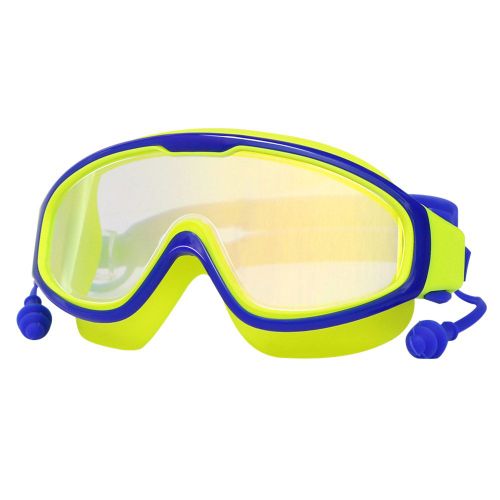 Lunettes De Natation Hd Pour Enfants, Ensemble 2 En 1, Étanche Et Anti-Buée, À Grand Cadre