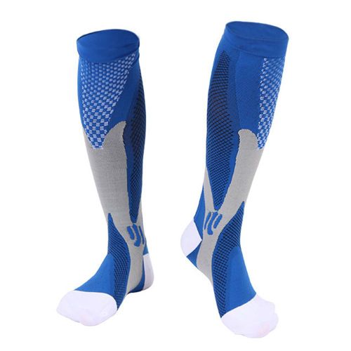 Chaussettes De Compression Longues Pour Hommes Et Femmes, Chaussettes De Sport Pour Marathon, Cyclisme, Football, Varices