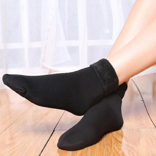 Chaussettes Thermiques En Laine De Cachemire Pour Homme Et Femme, 2 Pièces, Chaudes, Épaisses, Sans Couture, En Velours Doux, Pour L'hiver