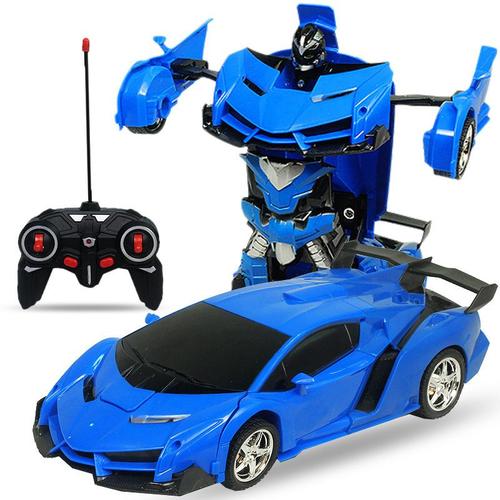 Jouets De Voiture Rc 2 En 1 Pour Garçons, Robots De Transformation, Conduite De Voiture, Modèles De Voiture De Sport Télécommandée, Cadeau