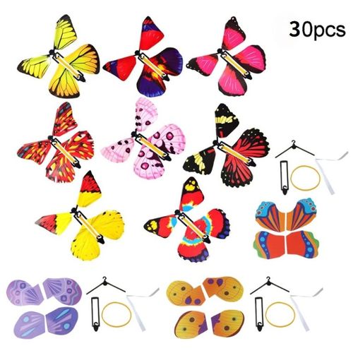 Papillon Volant Magique En Plastique Durable Pour Enfants, Jouets Vifs Et Amusants, Cadeaux Pour Enfants, Accessoires Magiques De Performance