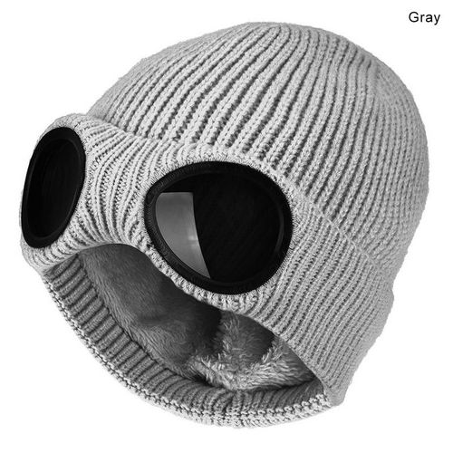 Casquette De Ski Coupe-Vent, En Tricot Chaud, Unisexe, Adulte, Avec Lunettes Amovibles, Multifonction, Épaisse, Nouvelle Mode, Hiver, 2022