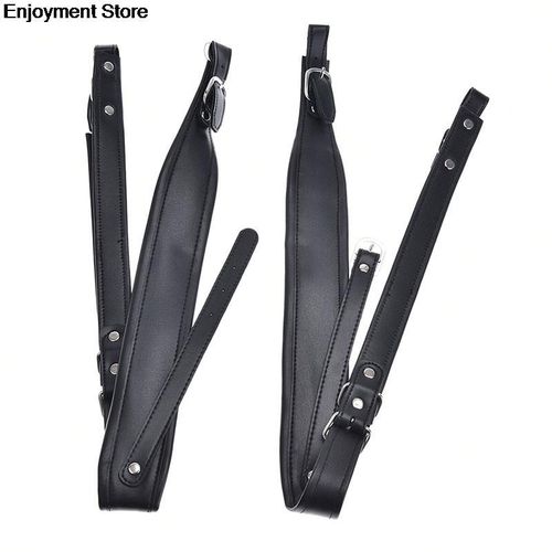 Bretelles Accordéon Réglables En Cuir Pu, 1 Paire, Pour Harnais 16-120, Basses Confortables