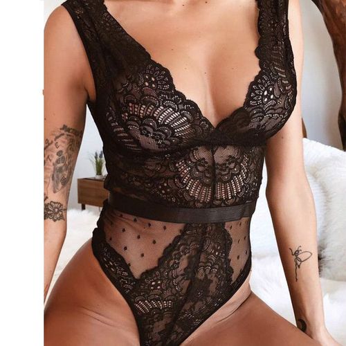 Body En Dentelle Pour Femmes, Broderie Florale, Décolleté En V Profond, Sexy, À Pois, Patchwork, Combinaison Pour La Plage, Mai 2022