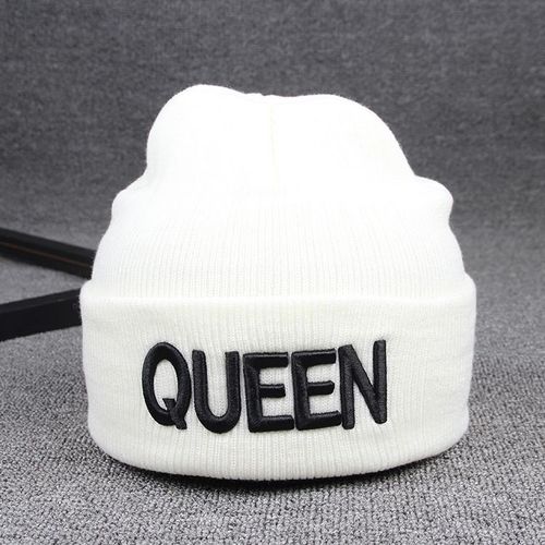 Bonnet Avec Lettres Brodées Pour Homme Et Femme, Bonnet Chaud Tricoté, Style Hip Hop, Pour Les Amoureux De La Danse De Rue, Disponible En Noir Et En Blanc, Nouveauté