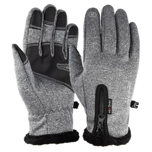 Gants D'équitation Pour L'extérieur, Coupe-Vent, Imperméables, Avec Fermeture Éclair, Pour Écran Tactile, Hiver