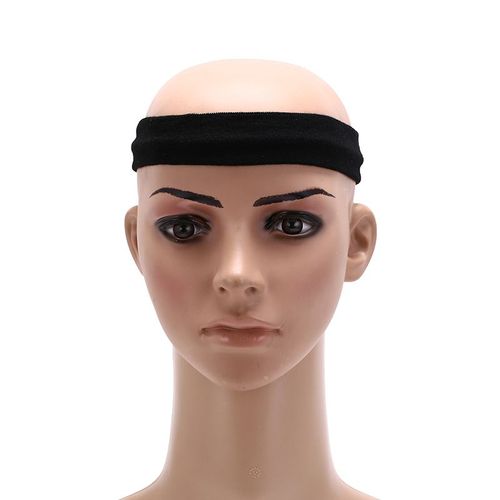 Bandeau Élastique Noir Pour Hommes, Bandeau De Sueur Pour Femmes, Bandeau Extensible De Sport, Yoga, Gymnastique