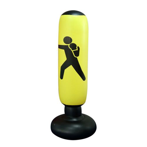 Sac De Boxe Gonflable En Pvc, 160cm, Pour Enfants Et Adultes, Poinçon, Sac De Sable, Cible D'entraînement, Anti-Stress
