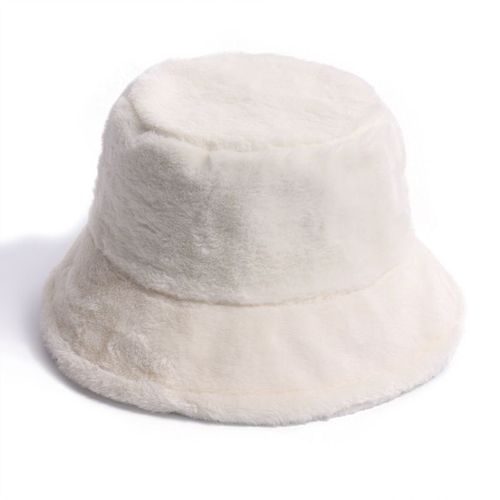 Casquette De Pêche En Fausse Fourrure De Lapin Pour Femme, Chapeau Seau, Noir, Solide, Épais, Doux Et Chaud, Pour Les Vacances En Plein Air, Panama, Poilu, Léopard