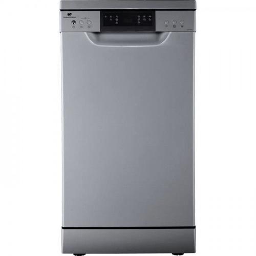 Lave-vaisselle pose libre CONTINENTAL EDISON CELV1047S - 10 couverts - Largeur 44,8 cm - 47 dB - Silver