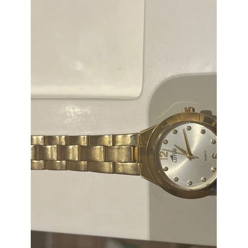 Montre Femme Lotus Dorée