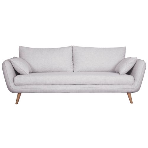 Canapé Scandinave 3 Places Gris Clair Chiné Creep