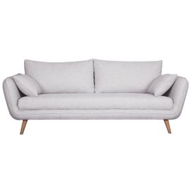 Canapé Scandinave 3 Places Gris Clair Chiné Creep