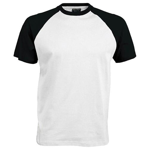 T-Shirt De Baseball À Manches Courtes Kariban Pour Homme