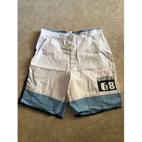 Deriveur Bermuda Hom Taille L Neuf Couleur Blanc/Navyblue