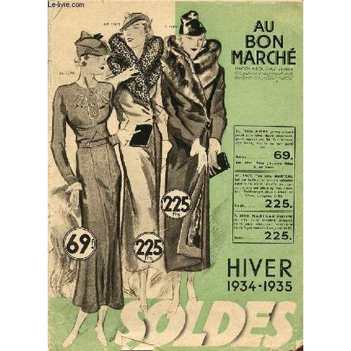 Catalogue Au Bon Marché Maison A.Boucicaut Paris - Hiver 1934-1935 Soldes.