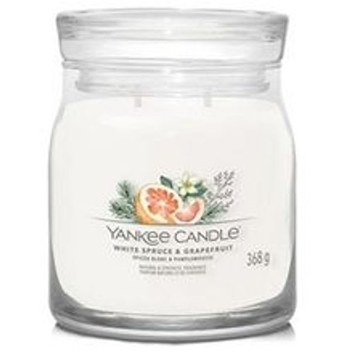 Yankee Candle - White Spruce & Grapefruit Signature Candle ( bílý smrk a grapefruit ) - Vonná sví¿ka 368.0g