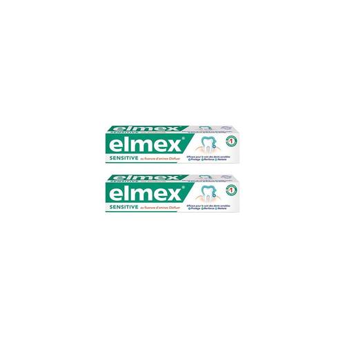 Elmex Sensitive Dentifrice Lot 2x75ml 