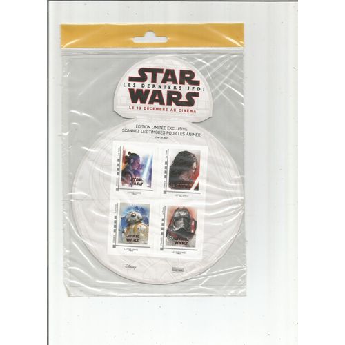 Timbres Star Wars Le Dernier Jedi Edition Limitee