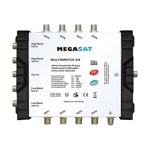 Megasat Multiswitch 5/8 - Commutateurs multiples de signal terrestre/satellite