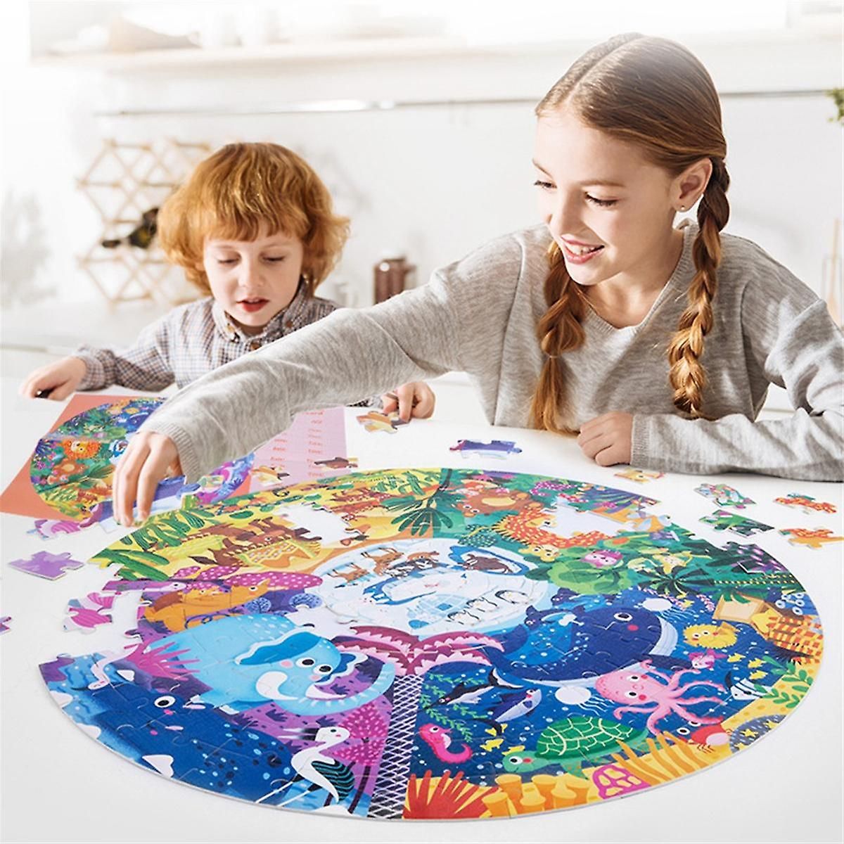 360 Degree Jigsaw Puzzle Spinner -20.9in Round Puzzle Holder... - 3