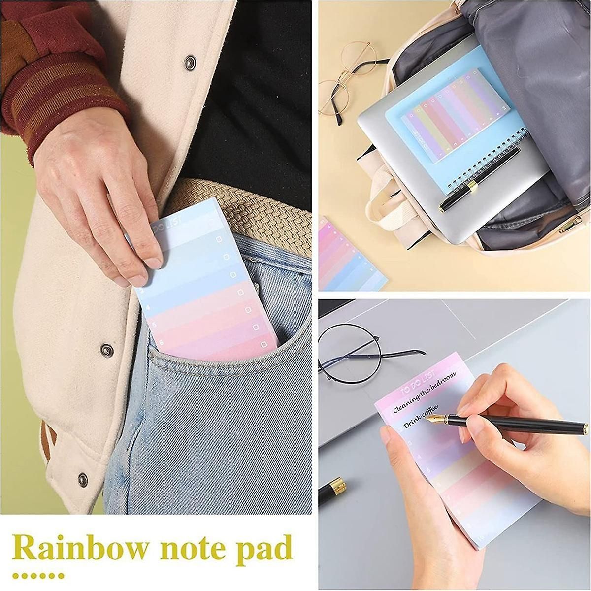 12pcs To Do List Sticky Notes, 5.1x3.2inch, 600 Sheets, Asso... - 4