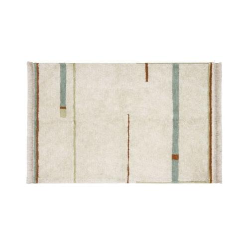 Tapis Moelleux Blanc Pour Salon Avec Glands,Tapis De Jeu Rectangulaire En Peluche Pour Chambre D'enfant,Tapis Doux À Côté De Tapis Pour Ki - Type 1pc-Blue Striped-100x160cm