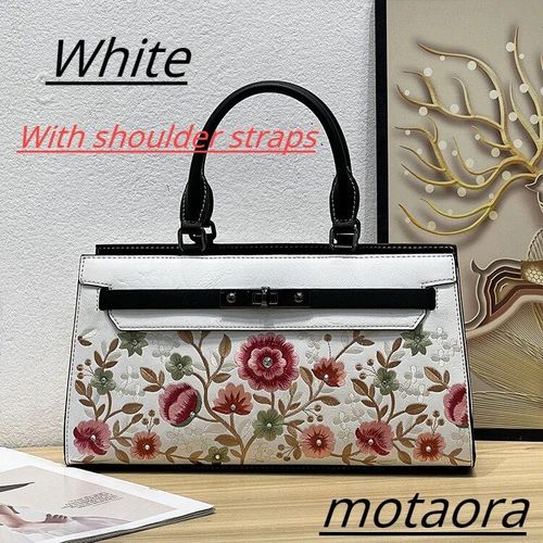MOTAORA-Sacs en cuir vintage brodés pour femmes,sac initié exquis,jumelé avec Cheongsam,sacs à main de style chinois,2024