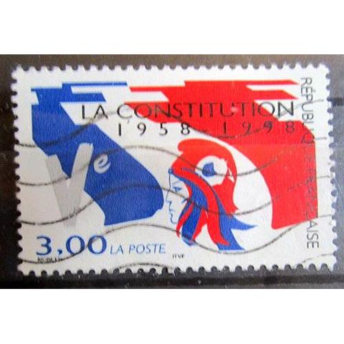 1998. F3195: 40éme Anniversaire De La Constitution De La Vème République.