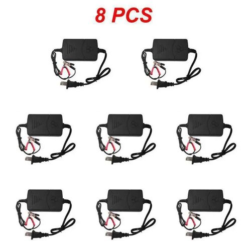 Chargeur De Batterie Au Plomb Scellé Aste Intelligent,Chargeur De Batterie Universel Portable,Accessoires De Voiture 12v,1-8 Pièces - Type Style B 8pcs