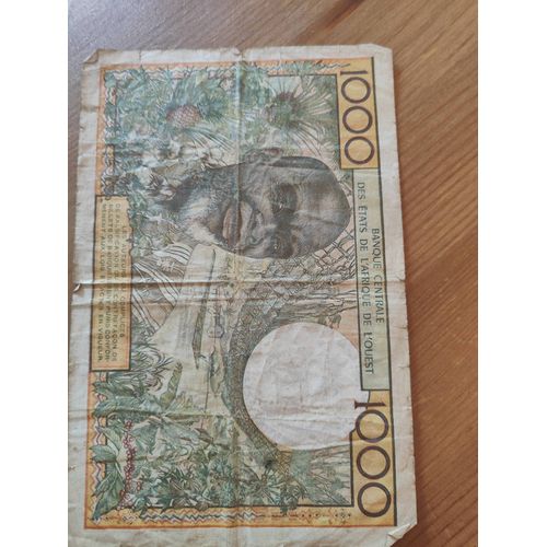 Billet Africain De 1000 Francs