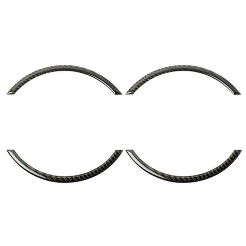 4x Fibre De Véritable Pour Garniture Cadre D'écran Navigation Console Mini F55 F56