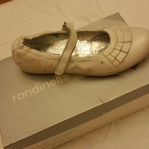 Ballerines Rondinella Blanc Nacré 37