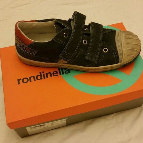 Chaussures Fermées À Scratch Rondinella 37 Garcon