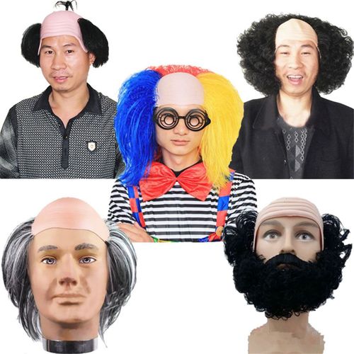 Perruque Drôle Méditerranéenne Chapeau Déguisement Cosplay Femmes Fête D'halloween