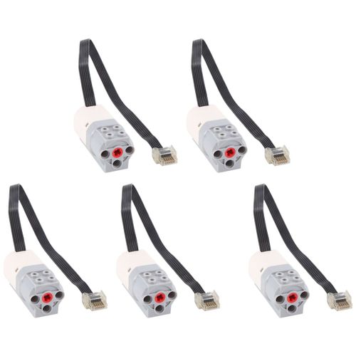 5 Pièces De Blocs Construction Pour 2.0, Fonction D'alimentation Électrique Robotique 45300, Briques