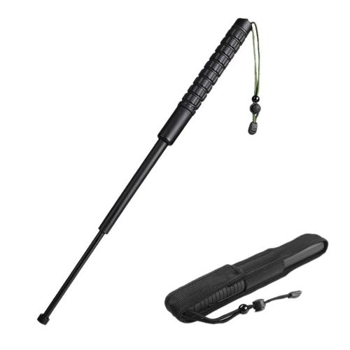 Bâton De Sécurité Randonnée Télescopique Rétractable D'auto-Protection Outil Extérieur 55cm