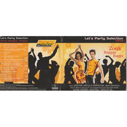 Cd Let's Party Selection 2004 Zouk Reggae Ragga Compilation