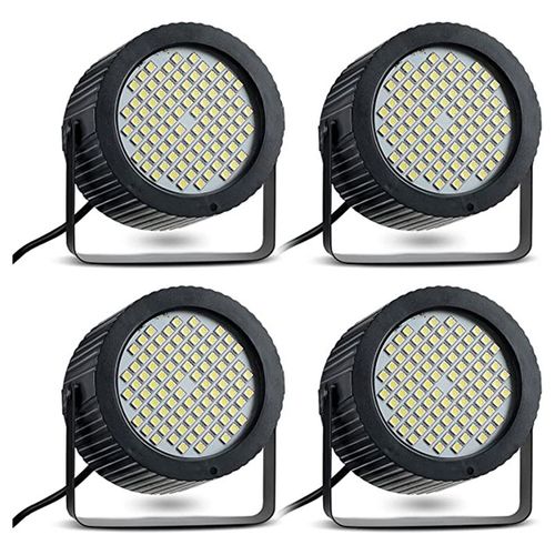 Lumière Stroboscopique 4pcs Led, 88 Ampoules Led Lumineuses, De Scène Fête, Mini Extérieure À Prise Américaine