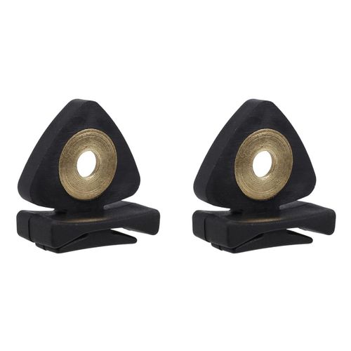 2x Sourdine D'entraînement Professionnelle Pour Violon 4/4 3/4 1/2 Accessoires Alto, Noir